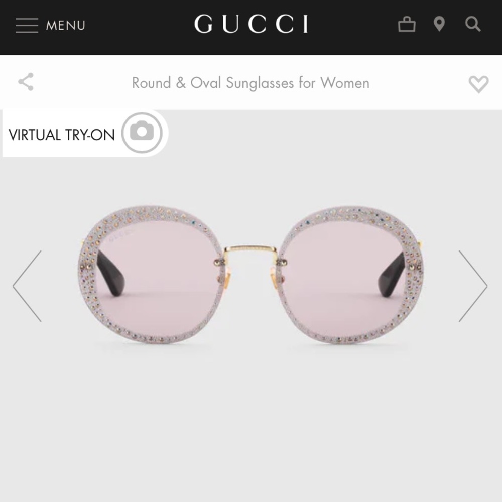 NWT authentic Gucci crystal sunglasses